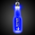 24" Blue Round Bottle Light-Up Pendant Necklace